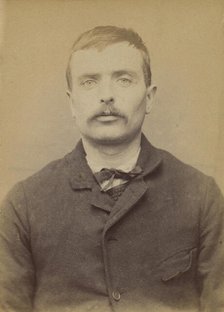 Defosse. Claude (dit Delfosse ou Lafosse). 29 ans, né à Arbeuf (Nièvre). Cocher. Anarchist..., 1894. Creator: Alphonse Bertillon.