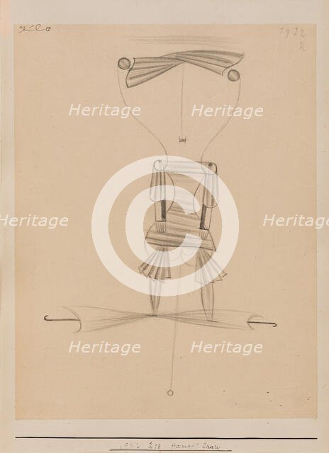 Female Jumping Jack, 1922. Creator: Paul Klee.