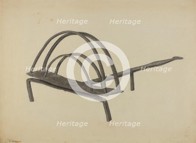 Toast Rack, c. 1939. Creator: Gordon Sanborn.