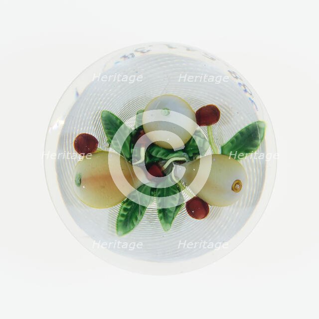 Paperweight, France, c. 1845-60. Creator: Saint-Louis Glassworks.