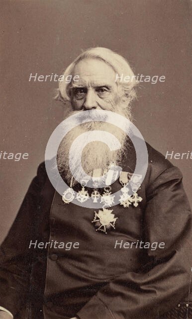 Samuel F. B. Morse, ca. 1870. Creator: Mathew Brady.
