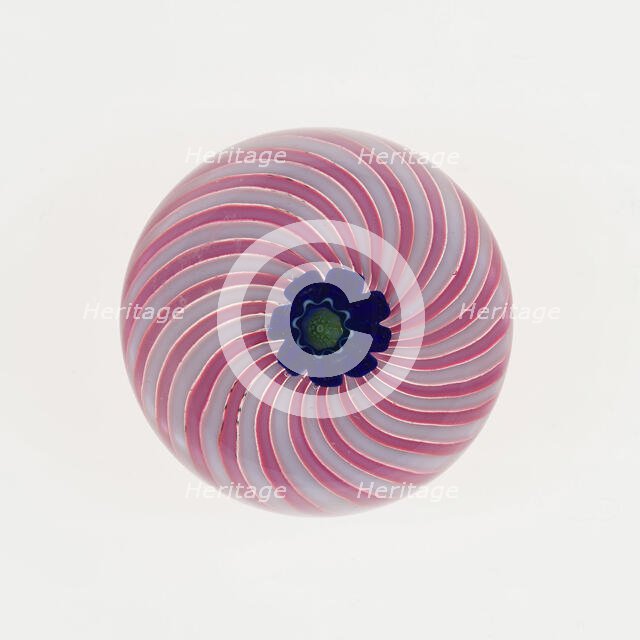 Paperweight, France, c. 1845/60. Creator: Clichy Glassworks.