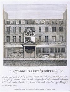 Wood Street,  Compter, pub. 1793. Creator: English School (17th Century).