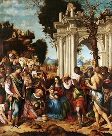 The Adoration of the Magi, ca 1516-1518. Creator: Cesare da Sesto (1477-1523).
