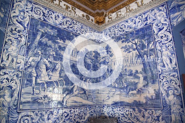 A room in Sintra National Palace, Sintra, Portugal, 2009. Artist: Samuel Magal