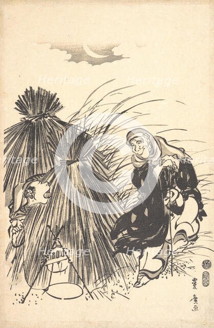 Trapping the Fox, 1808. Creator: Utagawa Toyohiro.