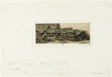 Peasant Dwelling at Cricey, 1843. Creator: Charles Emile Jacque.