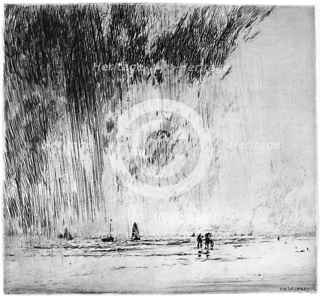 'La Pluie', 1880-1940 (1924). Artist: Gaston De Latenay