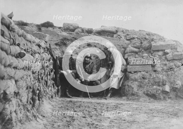 War Correspondents, Langewaede, 22 Sept 1918. Creator: Bain News Service.