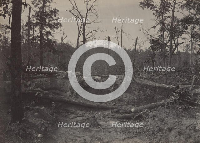 Battle Field of New Hope Church, Georgia No. 2, 1860s. Creator: George N. Barnard.