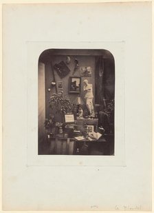 Décor d'atelier, nature morte, c. 1855. Creator: Alphonse Le Blondel.