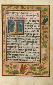 Decorated Text Page; Prayer Book of Cardinal Albrecht of Brandenburg, about 1525-1530. Creator: Unknown.