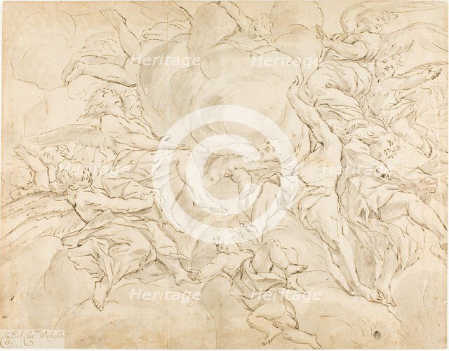 Glory of Angels, n.d. Creator: Giovanni Battista Beinaschi.