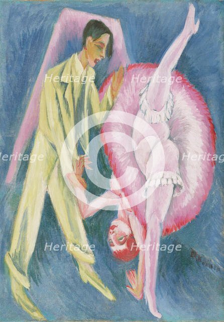 Dance Couple, 1914. Creator: Kirchner, Ernst Ludwig (1880-1938).