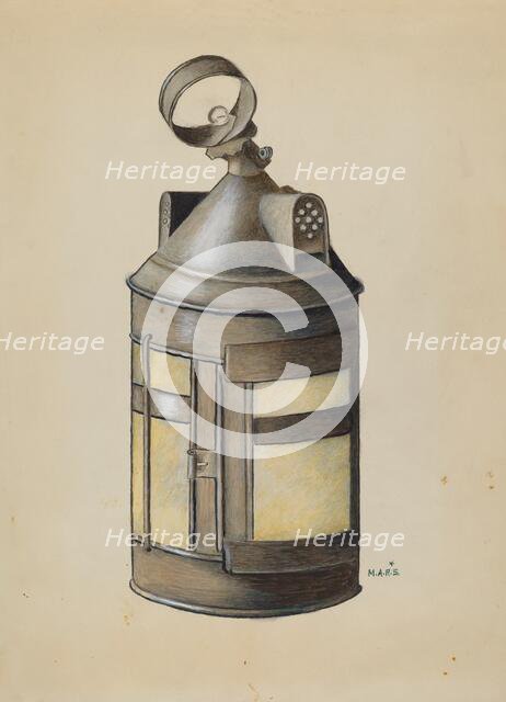 Dormer Window Lantern, c. 1936. Creator: Margaret Stottlemeyer.