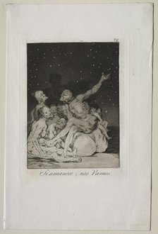 Caprichos: When Day Breaks We Will Be Off. Creator: Francisco de Goya (Spanish, 1746-1828).