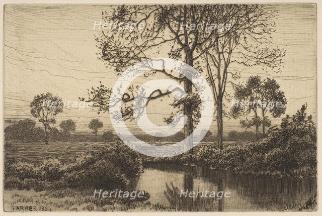 Autumn's Grey and Melancholy, 1884. Creator: Henry Farrer.