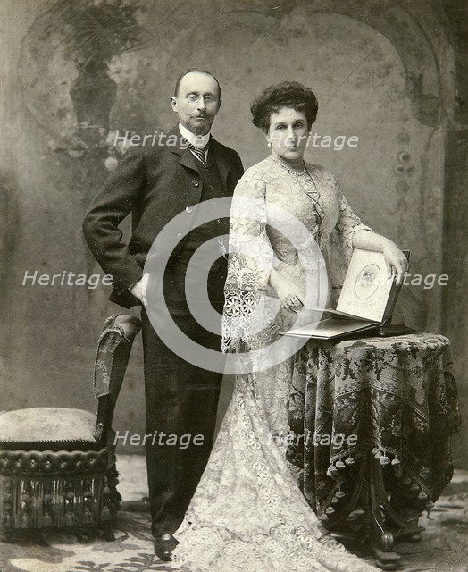 Portrait of the Leader of Assembly of Moscow Nobility Pyotr Basilevsky (1855-1920). Artist: Unknown