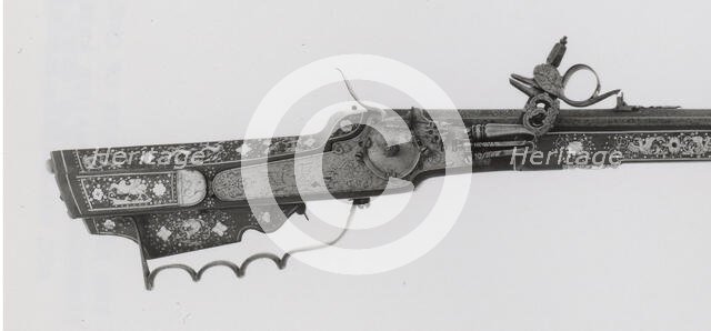 Wheellock Hunting Rifle, Teschen, 1660. Creator: Unknown.