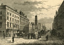 'New Bridge Street and the Obelisk in 1755', (1897).  Creator: Unknown.