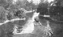 A sight Abdul Hamid may see no more: the Artificial Lake of Yildiz Kiosk, 1909. Creator: Unknown.