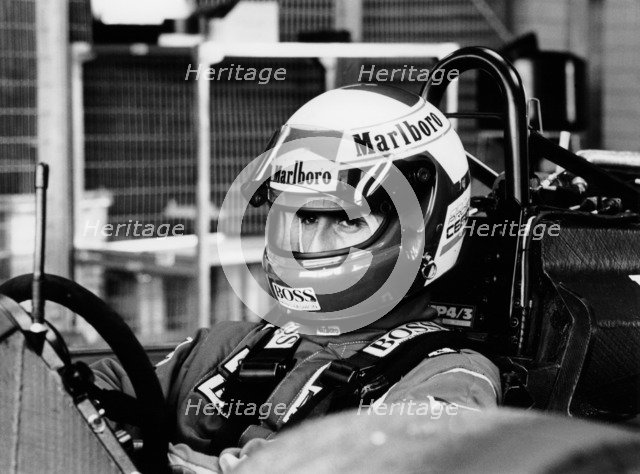 Alain Prost, 1987. Artist: Unknown