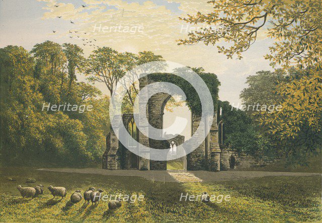 'Netley Abbey', c1880, (1897). Artist: Alexander Francis Lydon.