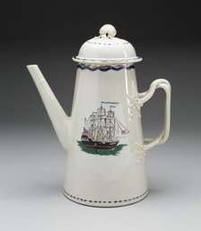 Coffee Pot with Lid, 1790/1800. Creator: Unknown.