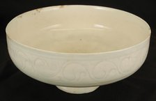 White bowl, Iran, 12th century. Creator: Unknown.