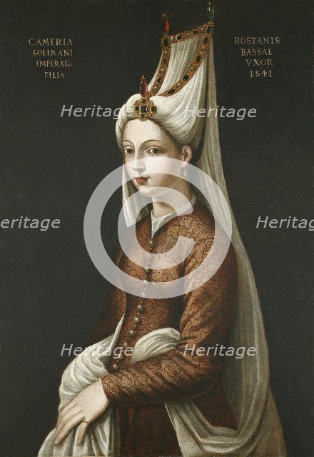 Princess Mihrimah Sultan (1522-1578), Daughter of the Emperor Suleiman I, Second half of the16th cen.. Artist: Italian, second half 16th cen. (ca. 1550-1600)