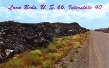 Lava beds, near Grants, New Mexico, USA, 1964. Artist: Unknown