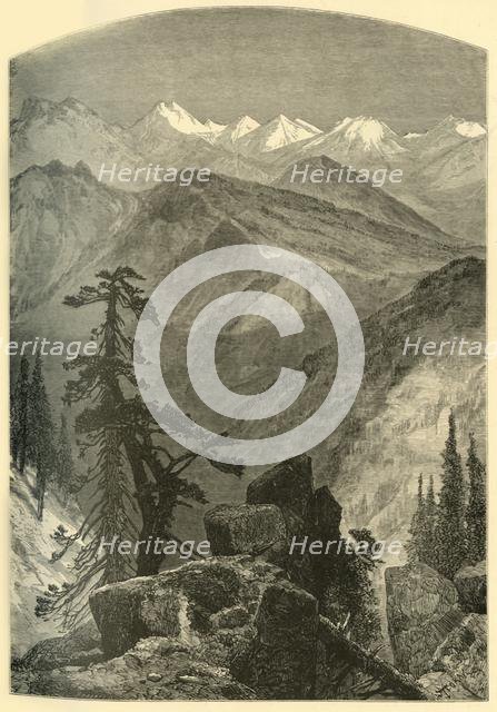 'Summit of the Sierras', 1874.  Creator: W. Roberts.