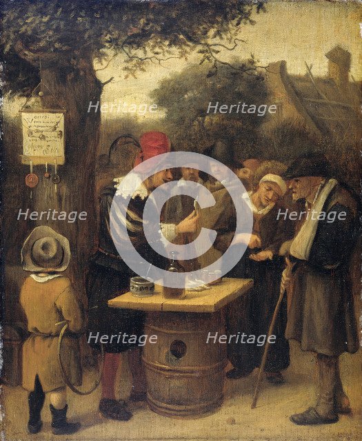 The quacksalver, 1679. Artist: Steen, Jan Havicksz (1626-1679)