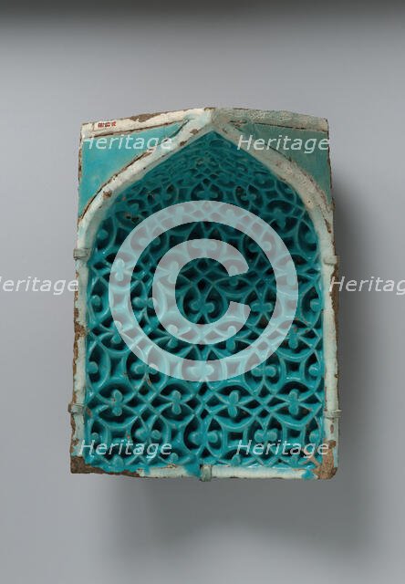 Tile from a Squinch, present-day Uzbekistan, second half 14th century. Creator: Unknown.