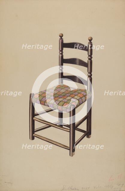 Chair, 1937. Creator: John Sullivan.
