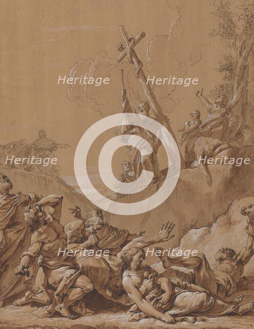 Moses and the Brazen Serpent, 18th century. Creator: Francesco Fontebasso.