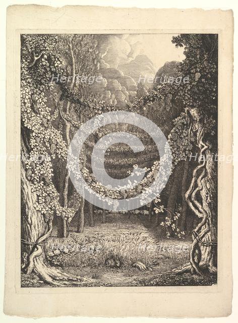 Frontispiece for Heft IV of "Homer nach Antiken gezeichnet", Göttingen: Heinrich Diete..., ca. 1796. Creator: Johann Heinrich Wilhelm Tischbein.