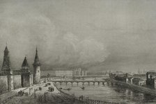 View of the Foundling Home or Orphanage, Moscow, Russia, 1839. Creators: Augustin François Lemaitre, Hippolyte Lalaisse.