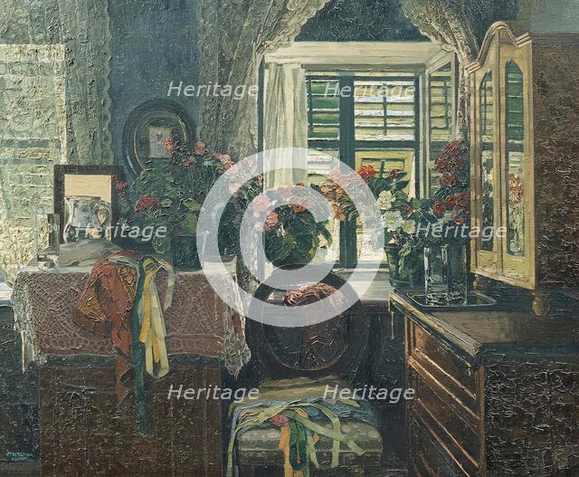 Interior, 1913. Creator: Josef Stoitzner.