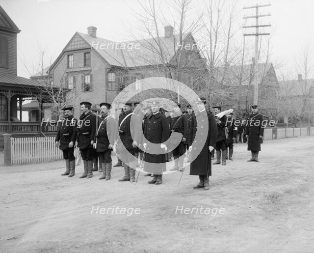 U.S.S. Maine, pioneers, (1896?). Creator: Henry Greenwood Peabody.