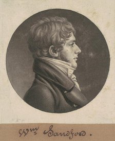 William Sanford, 1804-1806. Creator: Charles Balthazar Julien Févret de Saint-Mémin.