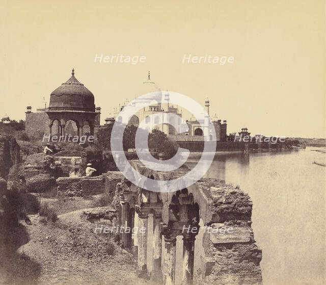 Taj Agra, Late 1850s. Creator: John Murray.