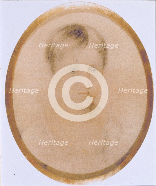 Portrait of Natalia Goncharova, 1820s. Artist: Anonymous, 18th century  