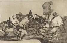 Plate 14 from the 'Disparates': Carnival Folly, ca. 1816-23 (published 1864). Creator: Francisco Goya.