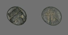 Coin Depicting the Goddess Tyche, about 188-166 BCE. Creator: Unknown.