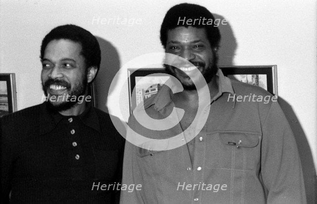 Billy Higgins and George Coleman, London, 1976.   Artist: Brian O'Connor.