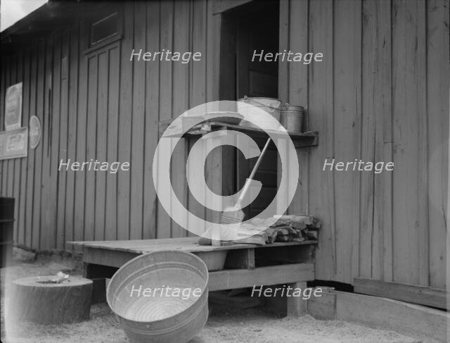 Cabin in Hancock County, Mississippi, 1937. Creator: Dorothea Lange.