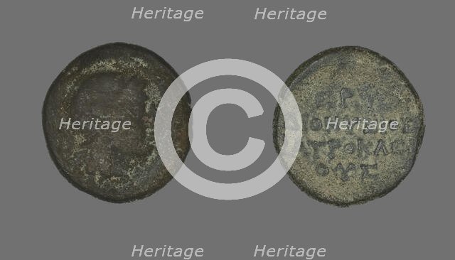 Coin Depicting the Goddess Athena, 300-200 BCE. Creator: Unknown.