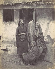 Three East Indian Women, 1870s. Creator: Francis Frith.