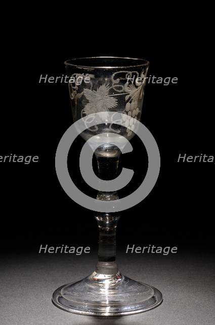 Wine Glass, c. 1775. Creator: Unknown.